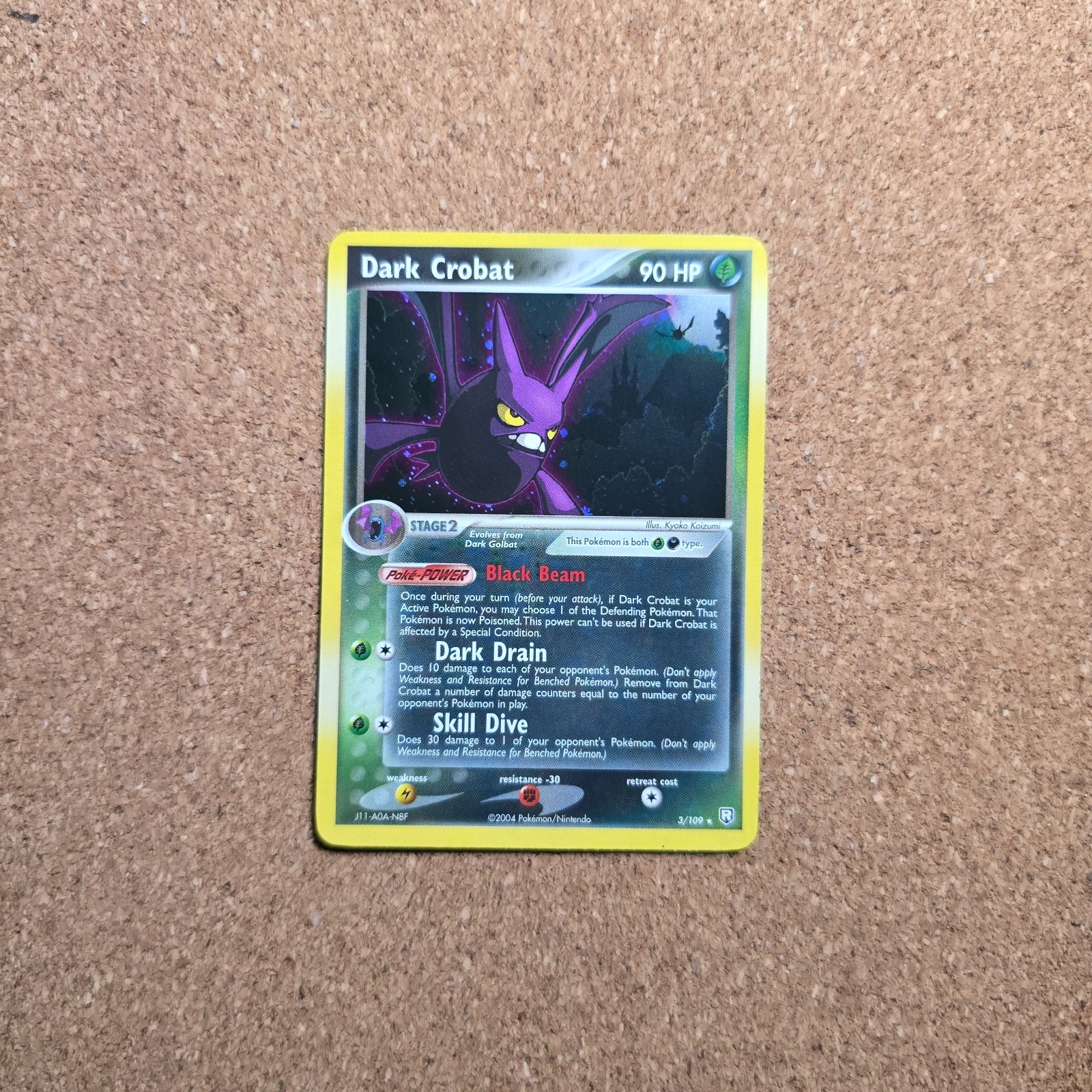 Dark Crobat EX Team Rocket Returns Holo Rare 3 Pokemon TCG *B4