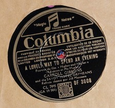 CAROLL GIBBONS SAVOY ORPHEANS COLUMBIA PŁYTA SZELAKOWA