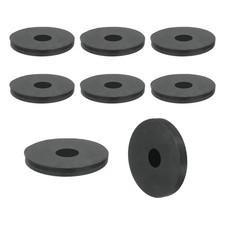 12Pcs Thick Rubber Spacer, 1-3/8 Inch OD x 3/8 Inch ID x 5/16 Inch Thickness