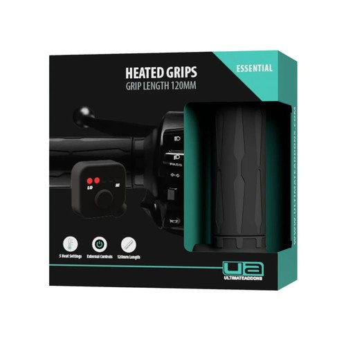 Essential Heat Grips For Sanya Motorcycle Compact Easy Install 22mm - Zdjęcie 5 z 5