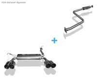  Duplex Komplettanlage ab Kat Honda Prelude 4 Typ BB2 BB3 Bj.92-96 2x90