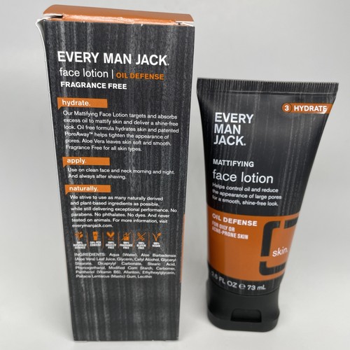 Every Man Jack - Ölabwehr Haut mattierende Gesichtslotion (2,5 fl oz.) Für Herren - Bild 5 von 6