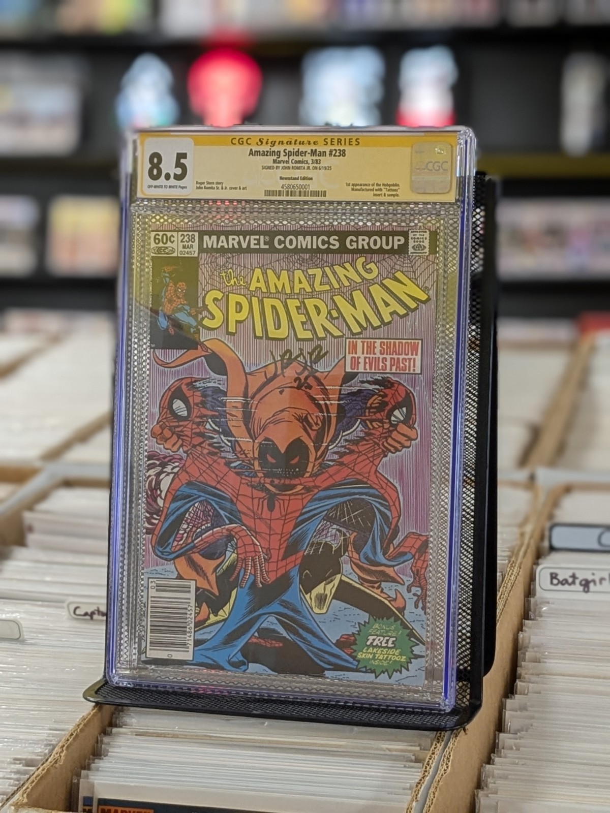 アメコミ Amazing spider man #238 CGC 初登場　リーフ アメコミ Amazing spider man #238 CGC 初登場 リーフ