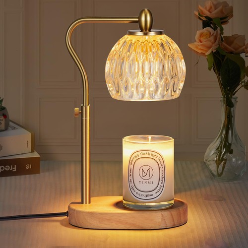 Candle Warmer, Candle Warmer Lamp with Timer & Dimmer Height Adjustable for A...