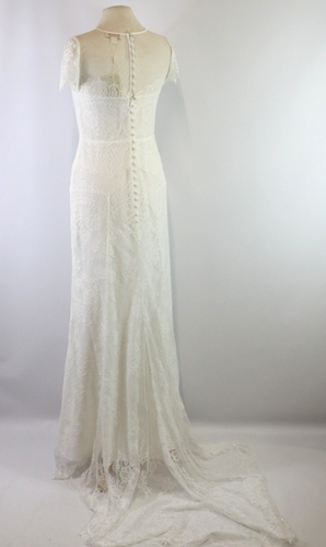 MONSOON Bridal Rebecca Dress Chantilly Lace Ivory Size UK 10 BNWT - MTN - Picture 8 of 13
