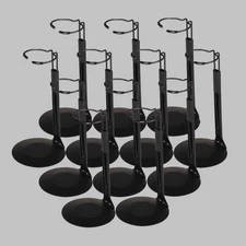 12 pcs Doll Stand - Action Figure Stands with Expandable Waist Wire for 8"-14
