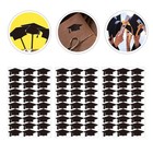 6 Sheets Graduation Doctoral Hat Design Stickers Label Sticks Sealing Decals