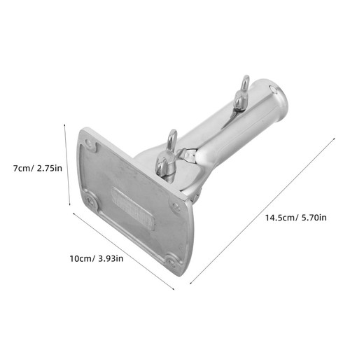 Heavy Duty Flagpole Base Adjustable Bracket Holder for outside House - Picture 7 of 12