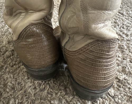 Nocona B4091 Women's Western Genuine Lizard Cowgirl Boots size 5.5B - Picture 7 of 8