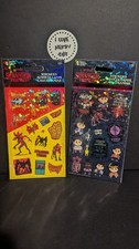 NEW 2025 Stranger Things Sticker Packs - Prism / Glossy Stickers - Lot Of 2