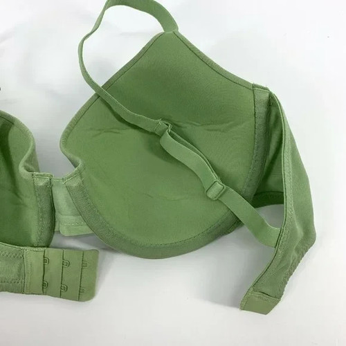 Auden Everyday T-Shirt Bra Size 32DD Kiwi Green Demi Coverage Lightly Lined NWT - Picture 6 of 8