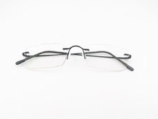 Marchon Airlock*2 Eyeglasses, Frames Only, 760 002 Black, ..-..-140, Metal