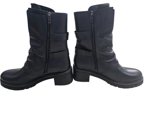 Vintage Foundry Co schwarze Leder Margot Stiefel Größe 10 - Bild 3 von 9