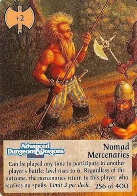 Nomad Mercenaries 256/440 - 3rd Edition Spellfire CCG TSR, Inc. 1995