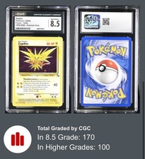 Zapdos - (Cosmos Holo) 15/62 Holo Rare 1999-2000 CGC 8.5 NM/MINT+