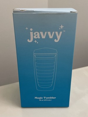 Javvy Magic Tumbler w/ Lid Travel 16oz -- Brand New in Box Coffee Club