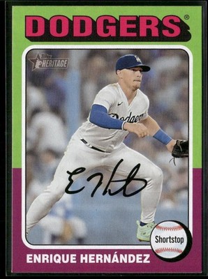 2024 Topps Heritage - Enrique Hernandez #475 - Dodgers