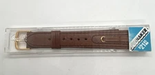 NEW SPEIDEL SPINNAKER Leather Watch Band 19mm Lugs LONG Dark Brown West Germany