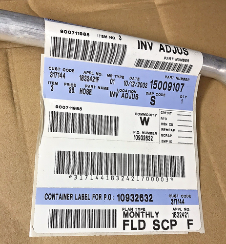 15009107 NOS 15096844 Engine Oil Cooler Hose - Bild 2 von 15