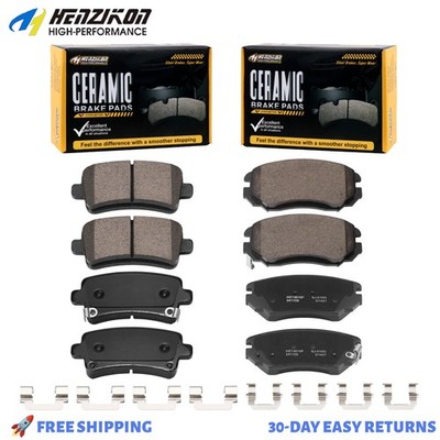 Front & Rear Ceramic Brake Pads For 2013 - 2016 Chevy Malibu Limited 2.0L 2.5L