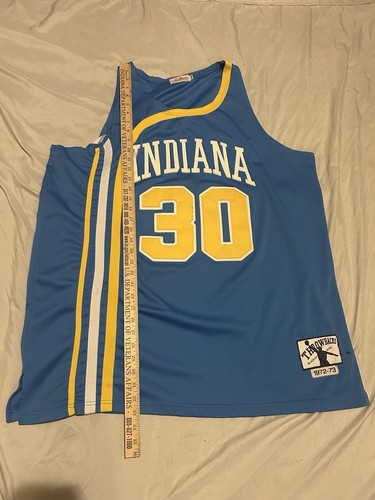 George Mcginnis Indiana Pacers Vintage Throwbacks 72-73 Stitched Jersey (2XL) - Picture 7 of 10