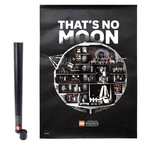LEGO 5010030 Star Wars Death Star Supersize Premium Print Poster LEGO 5010030 Star Wars Death Star Supersize Premium Print Poster