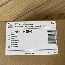 Worcester Greenstar Fan Assembly (87161160670) BNIB 