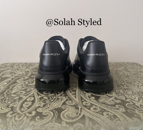 Sneakers Alexander McQueen oversize - tripla suola nera trasparente - Foto 4 di 4