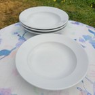 Williams-Sonoma Everyday White Bowls 8 3/4" Pasta Soup Salad Dinnerware Set Of 4