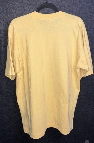 Vtg Hot Air Balloon Yellow XL Tee Fruit of the Loom Best T Shirt Single Stitch  - Picture 8 of 11
