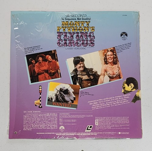THE SECOND MONTY PYTHON'S FLYING CIRCUS Laserdisc LD - Picture 2 of 6