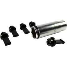 CONDOR 1/4" 6-Kant Glühkerzen-Steckschlüssel 12 mm mit Abdeckkappen