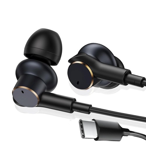BACKWIN USB C Wired Headphones with[Four Speaker],Noise Cancelling Stereo