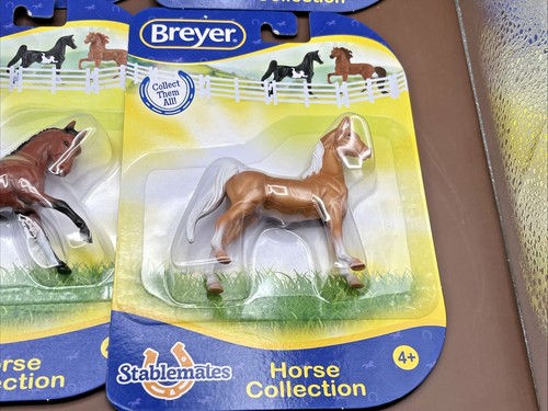 Breyer Stablemates 2021 Saddlebred Pinto Arabian Warmblood lote de 6 sellados - Imagen 5 de 6