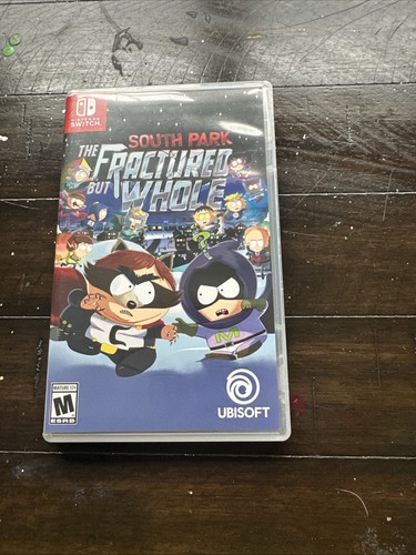 Nintendo Switch South Park the Fractured but Whole Case and Game Cartridge