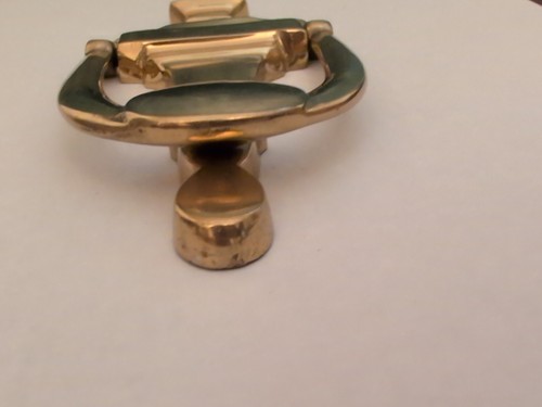 Vintage Solid Brass Door Knocker Classic Style Few Scratches - Picture 13 of 24