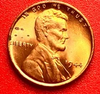 1944-P Lincoln Wheat Cent Penny GEM RD BU From an Original Bank Roll