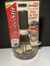 TELEBrands Automatic RoboStir Cordless safe  for Non-stick Stirs As You Cook