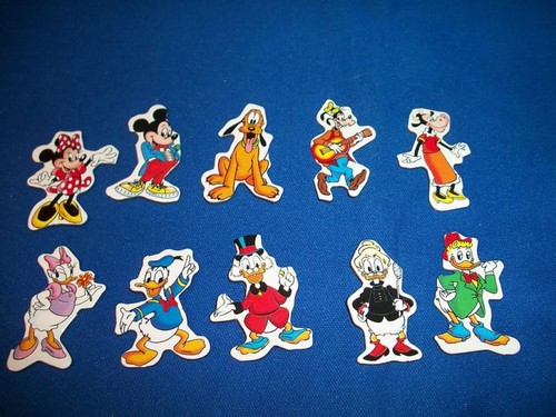 10 DISNEY Mini MAGNETs Mickey UNCA SCROOGE Donald GOOFY - Picture 1 of 1