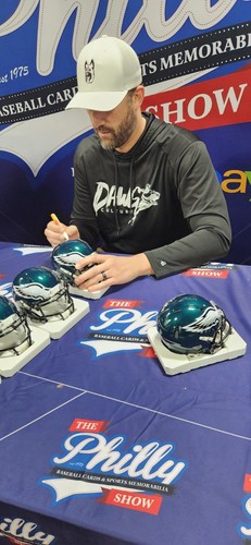 Mini casco firmato Nick Sirianni Philadelphia Eagles Super Bowl LIX PSA 160 - Foto 7 di 7