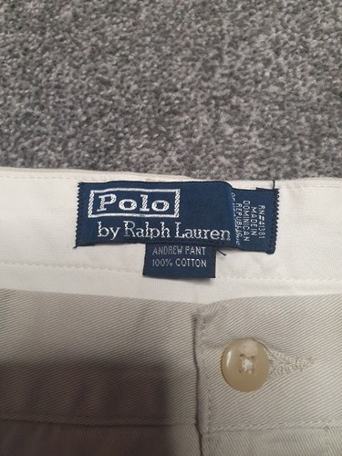 Ralph Lauren Polo Mens 38 W 29 L Classic Chino Andrew Pant New Tags New Old - Picture 5 of 11