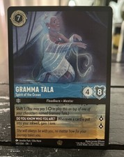 Lorcana Gramma Tala - Spirit of the Ocean Near Mint Cold Foil Into the Inklands