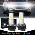 2x H11B LED Light Bulbs Headlight Low Beam for Hyundai Santa Fe 2009-2016 6000K
