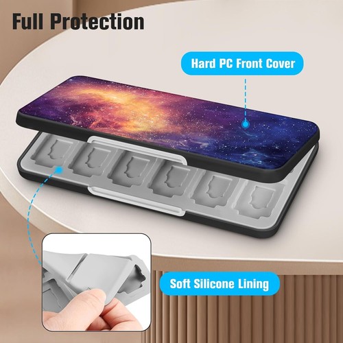 Game Card Case für Nintendo Switch Spiele Hartschale Slim Karten Aufbewahrung Halter Box - Bild 5 von 10