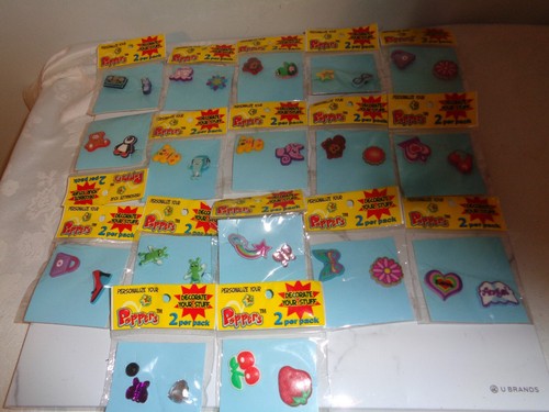 Lot of 11 Packs Total 24 Crocs Clog Sandals Books Jibbitz Shoe Charms by Poppers - Picture 12 of 45