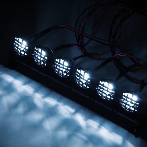 4/5/6 LED Dachleuchten Roof Licht Bar für 1/10 RC Rock TRX-4 SCX10 90046 Crawler - Bild 7 von 20