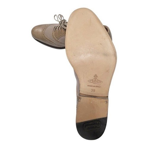 Vivienne Westwood Herren Brogue Flügelspitze Oxford Derby Leder Elegant Schuhe Größe S39 - Bild 10 von 11