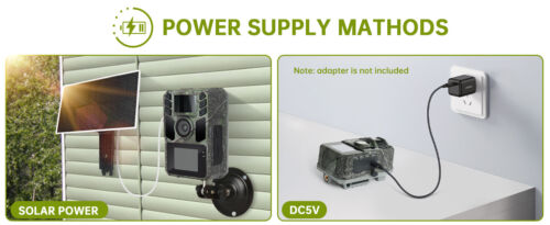 Hunt Trail Camera Solar Cam Rechargeable Battery WiFi Night Vision Wildlife 64GB - Picture 7 of 15