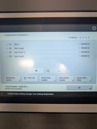 NEW Canon ImageRunner Advance 4551i Multifunction Printer Black/White 51 ppm - Picture 5 of 5