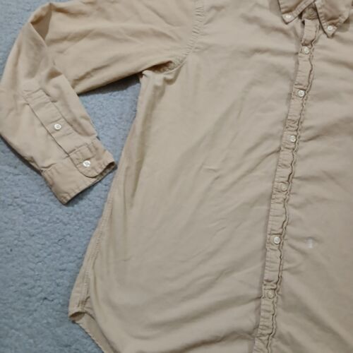 Ralph Lauren Shirt Medium Brown Corduroy Long Sleeve 100% Cotton Lightweight - Picture 3 of 17